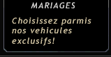 Nos Services pour Mariages